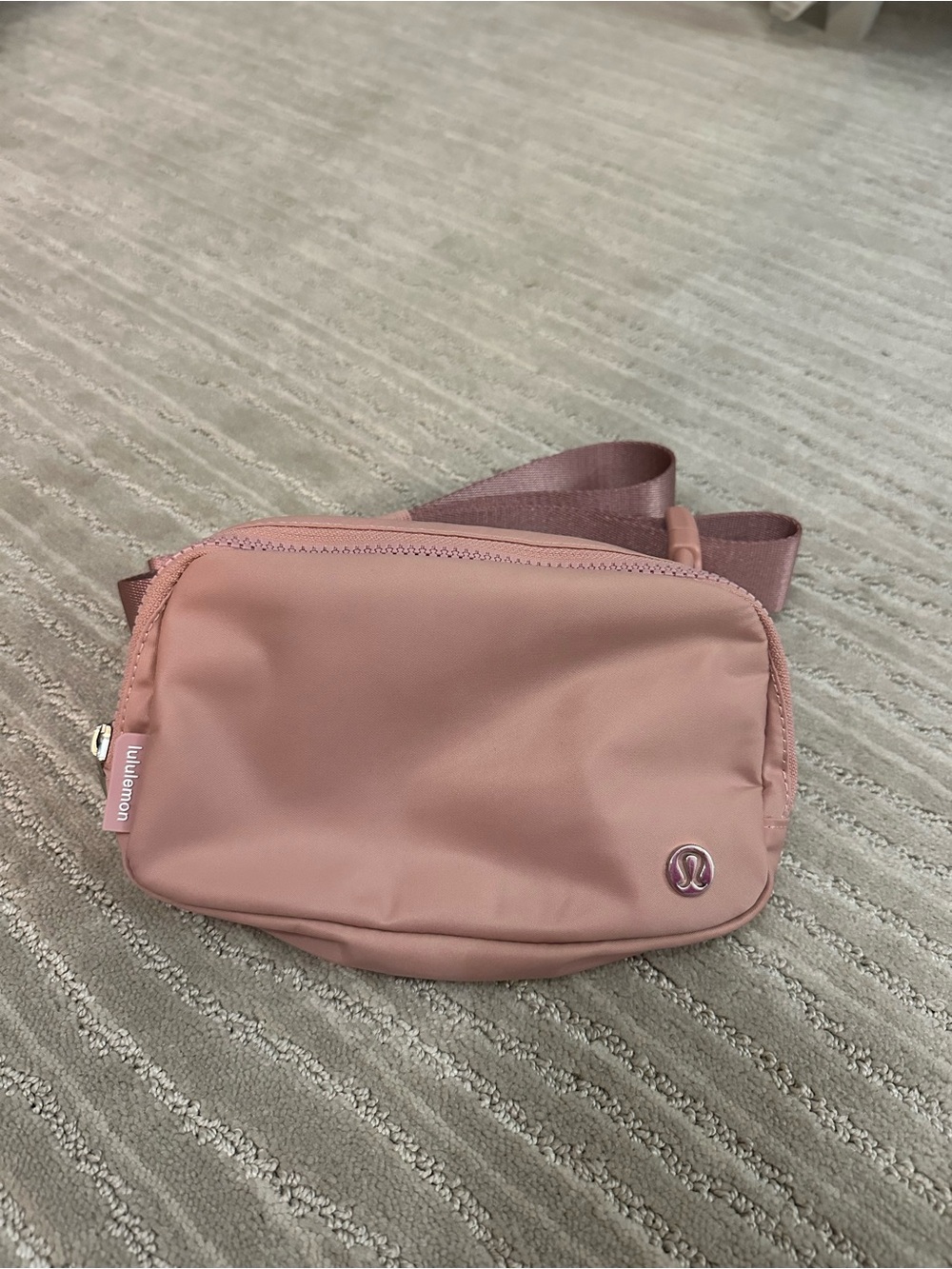 lululemon athletica dusty rose crossbody belt bag